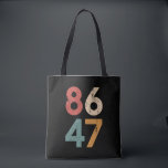 Bolsa Tote Clássico Estilo Vintage 80s 86 47 Anti Trump<br><div class="desc">Clássico Estilo Vintage 80s 86 47 Anti Trump</div>