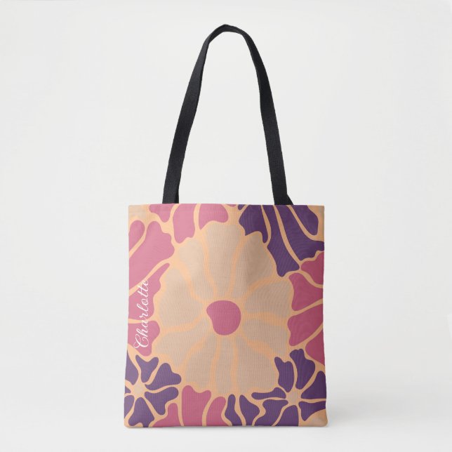 Bolsa Tote Clássico Floral (Frente)