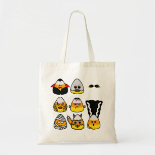 Bolsa Tote Clássico Monstros de Hollywood Candy Corn Tote Ba