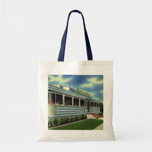 Bolsa Tote Clássico Restaurante Retrô dos Anos 50 Pelican Din