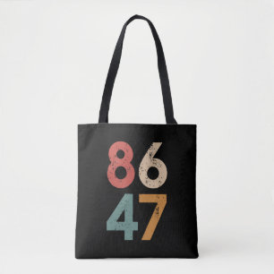Bolsa Tote Clássico Vintage Estilo dos Anos 80 86 47 Anti Tru