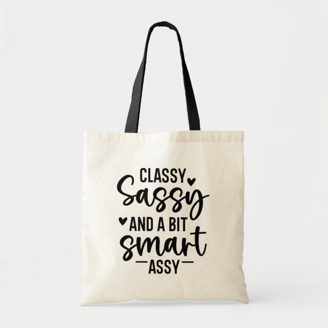 Bolsa Tote Classy Sassy e um Bit Smart Assy (Frente)