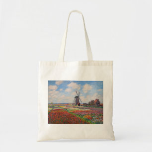 Bolsa Tote Claude Monet - Campo das Tulipas na Holanda