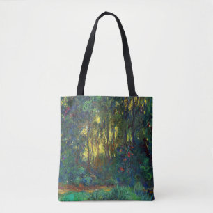 Bolsa Tote Claude Monet - Canto de um Pond com Lírios