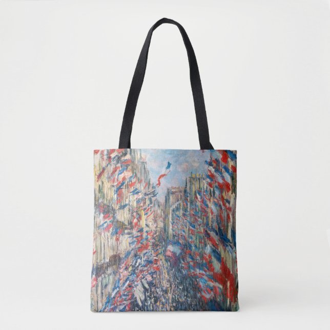 Bolsa Tote Claude Monet - La Rue Montorgueil - Paris (Frente)