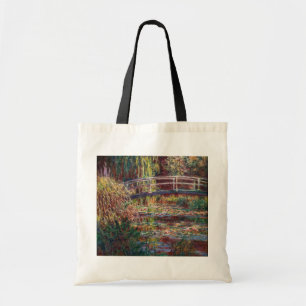Bolsa Tote Claude Monet - Lago de Nenúfares, Harmonia Rosa