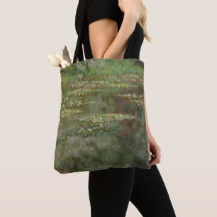 Bolsa Tote Claude Monet   Líquidos de água ou Lily Pond 