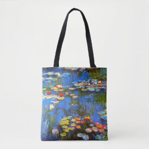 Bolsa Tote Claude Monet, Lírios-Água, Impressionista