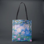 Bolsa Tote Claude Monet - lírios de água 1919<br><div class="desc">Claude Monet - lírios de água 1919. Pintura famosa da arte.</div>