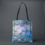 Bolsa Tote Claude Monet - lírios de água 1919<br><div class="desc">Claude Monet - lírios de água 1919. Pintura famosa da arte.</div>