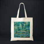 Bolsa Tote Claude Monet - Lírios De Água E Ponte Japonesa<br><div class="desc">Claude Monet - Lírios E Ponte Japonesa (1899)</div>