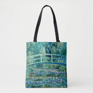 Bolsa Tote Claude Monet - Lírios De Água E Ponte Japonesa