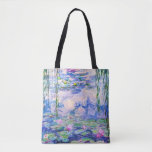 Bolsa Tote Claude Monet - Lírios/Ninfas 1919<br><div class="desc">Lírios/Ninfas (W.1852) - Claude Monet,  Petróleo na Canvas,  1916-1919</div>