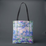 Bolsa Tote Claude Monet - Lírios/Ninfas 1919<br><div class="desc">Lírios/Ninfas (W.1852) - Claude Monet,  Petróleo na Canvas,  1916-1919</div>