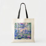 Bolsa Tote Claude Monet - Lírios/Ninfas 1919<br><div class="desc">Lírios/Ninfas (W.1852) - Claude Monet,  Petróleo na Canvas,  1916-1919</div>