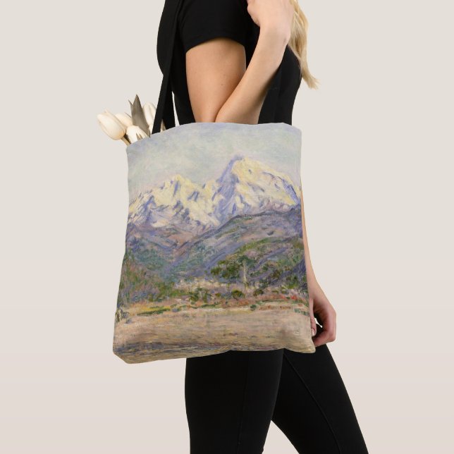 Bolsa Tote Claude Monet | o vale do Nervia (Close Up)