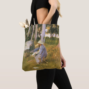Bolsa Tote Claude Monet Painting, Edge of a Wood by Sargent