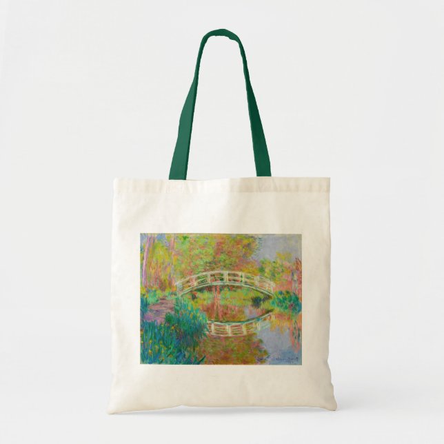 Bolsa Tote Claude Monet - Ponte Japonesa, Giverny (Frente)