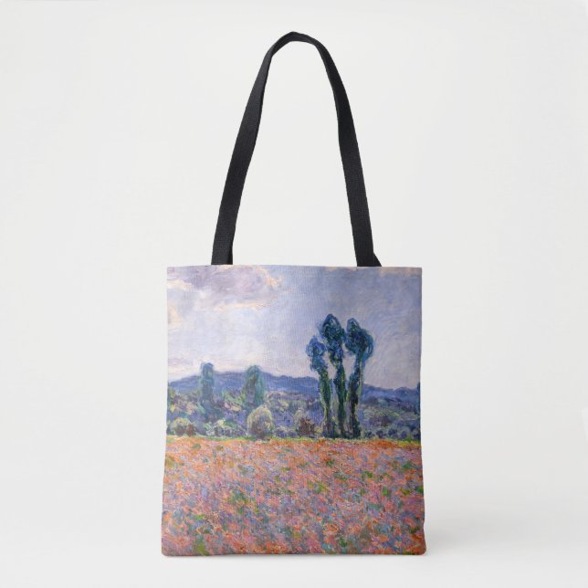 Bolsa Tote Claude Monet - Poppy Field 1890 (Giverny) (Frente)