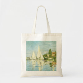 Bolsa Tote Claude Monet. Regattas em Argenteuil