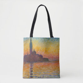 Bolsa Tote Claude Monet - San Giorgio Maggiore em Dusk