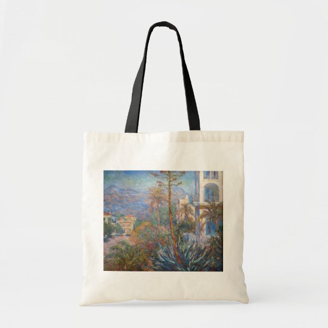 Bolsa Tote Claude Monet - Villas em Bordighera (Frente)