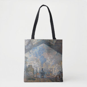 Bolsa Tote Claude Monet - Vista exterior da estação de Sant