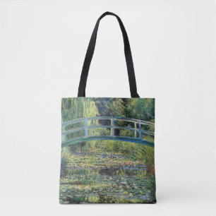 Bolsa Tote Claude Monet - Water Lily Pond & Japanesese Bridge