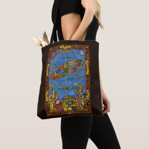 Bolsa Tote Cláudio Ptolomeu Astrônomo, Celeste Vintage