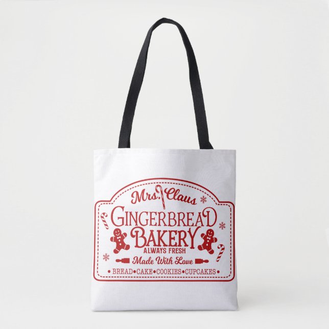Bolsa Tote Claus Gingerpão Bakery (Frente)