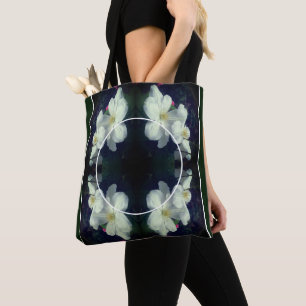 Bolsa Tote Clematis Flowers Frame Crie Sua Própria Foto Pet