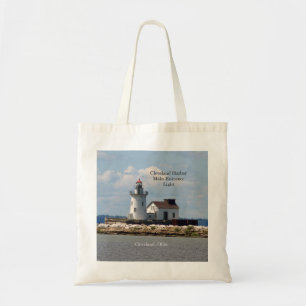 Bolsa Tote Cleveland Harbor Entrance Lights to bag