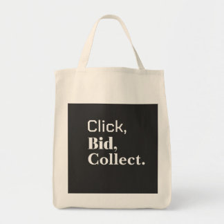 Bolsa Tote Click, Bid, Collect. Book  #ClickBidCollect