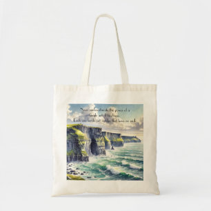 Bolsa Tote Cliffs of Moher, Ireland & Quote