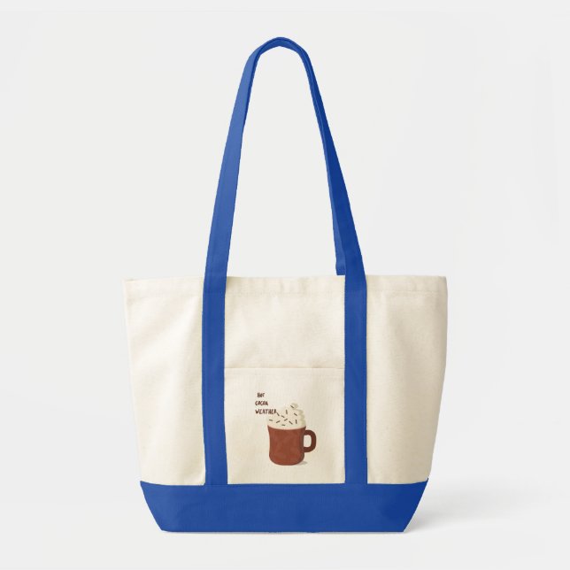 Bolsa Tote Clima quente com cacau (Frente)