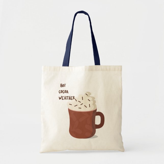 Bolsa Tote Clima quente com cacau (Frente)