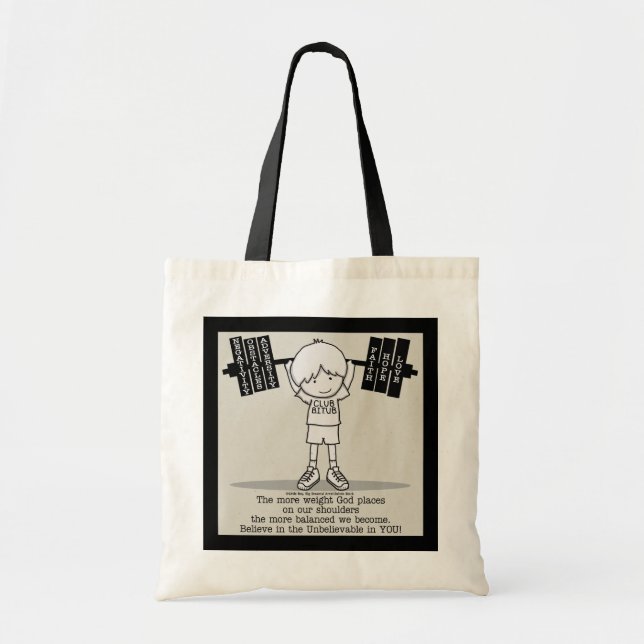 Bolsa Tote Club BITUB - Mais Equilibrado (Com Fronteira) (Frente)