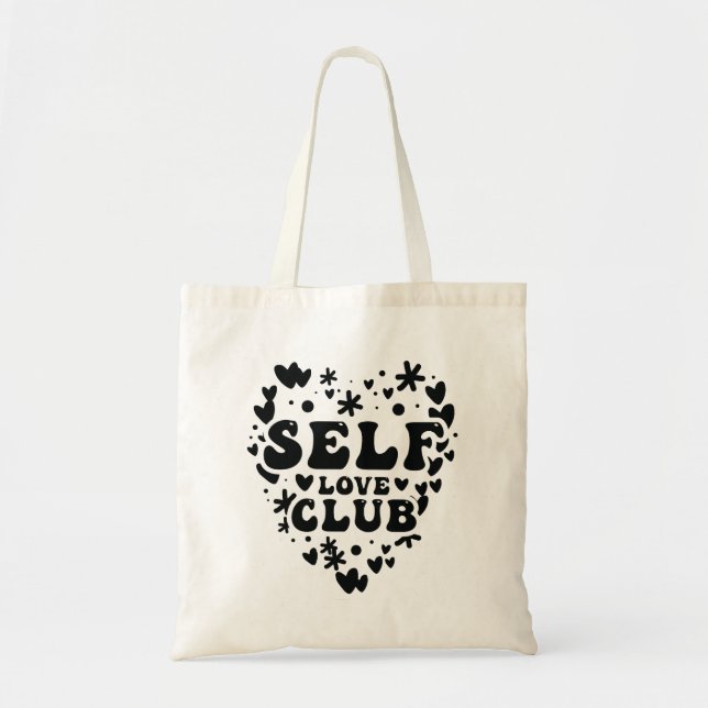 Bolsa Tote Clube de amor próprio (Frente)