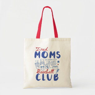 Bolsa Tote Clube de Beisebol das Mães Cansadas Dia de Jogo Re