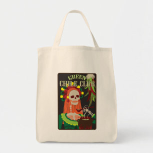 Bolsa Tote clube de cinema verde