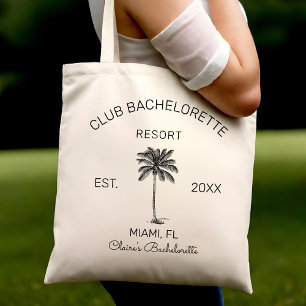 Bolsa Tote Clube de despedida de solteira Palm Beach Casament