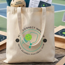 Clube de Esportes de Pickleball Preto Simples Mode