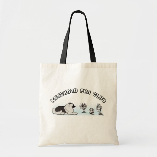Bolsa Tote Clube de fãs do Keeshond (Frente)