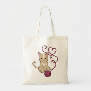 Bolsa Tote clube de fios de gatos