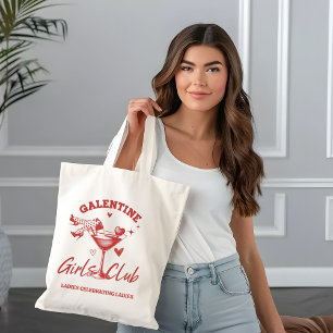 Bolsa Tote Clube de Garotas Galentine Festa de Garotas do Dia