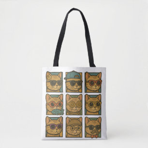 Bolsa Tote Clube de Gatinhos Louco