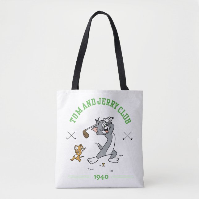 Bolsa Tote Clube de Golfe do Tom & Jerry 1940 (Frente)