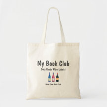 Clube de Leitura Divertido com Vinho e Slogan Pers