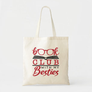 Bolsa Tote Clube de Livro com Minhas Besties