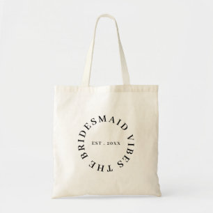 Bolsa Tote Clube de Madrinhas de Casamento Design Moderno